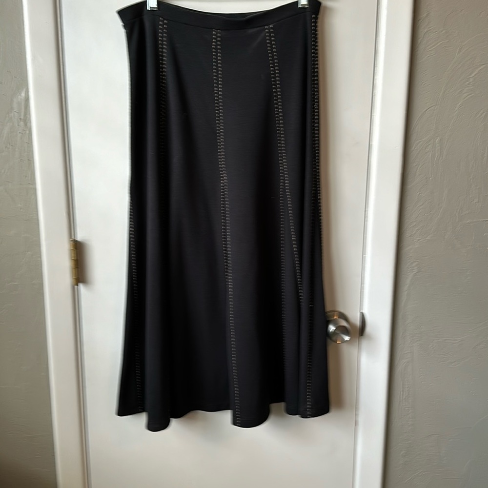 Emma James Black Flared Skirt